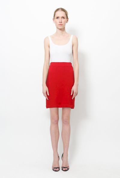 Chanel Vintage Knit Skirt - 1