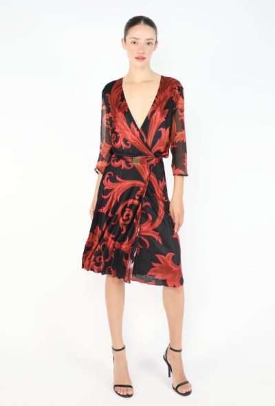 Gianni Versace Baroque Belted Dress, 2000 - 1