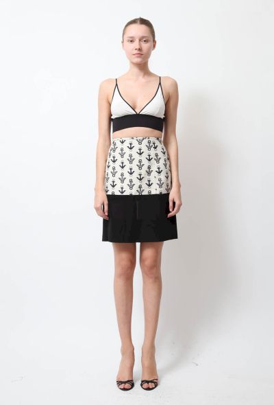 Balenciaga 2011 Anchor Print Skirt - 1