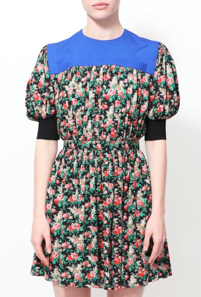 Louis Vuitton Floral Print Crêpe Dress - 2