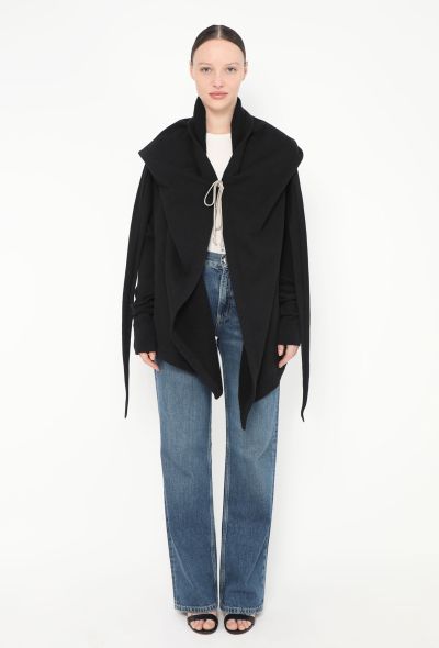 Rick Owens Drkshdw Hooded Oversized Sweater - 2