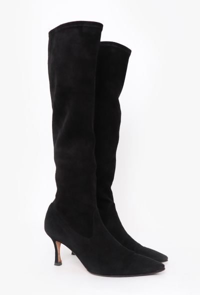Manolo Blahnik 2014 Pascalare Suede Boots - 2