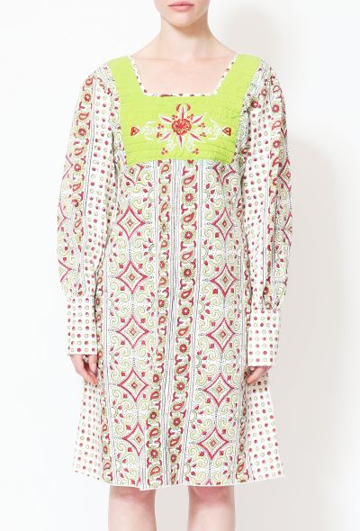 Paisley Dotted Tunic Dress - 2