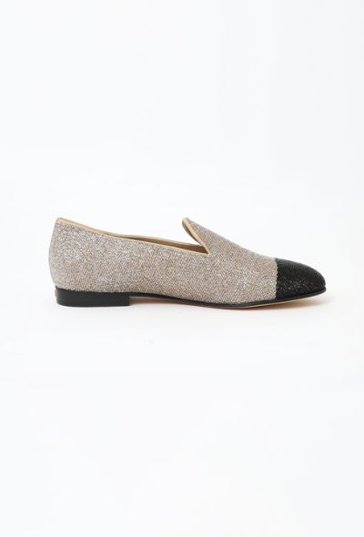 Chanel 2021 Bicolor Embellished Loafers - 1