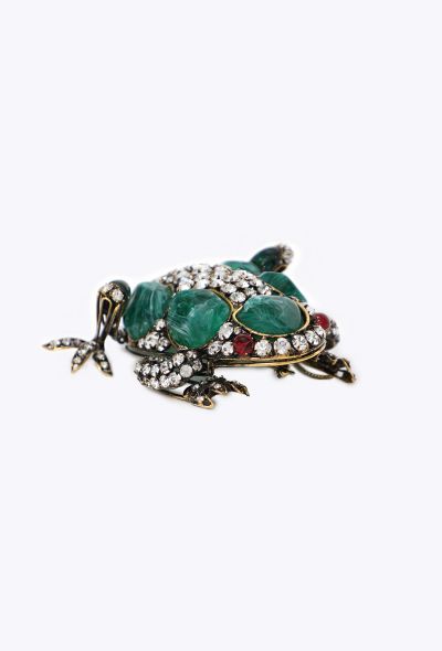 Iradj Moini Cabochon Frog Brooch, 1980s - 2