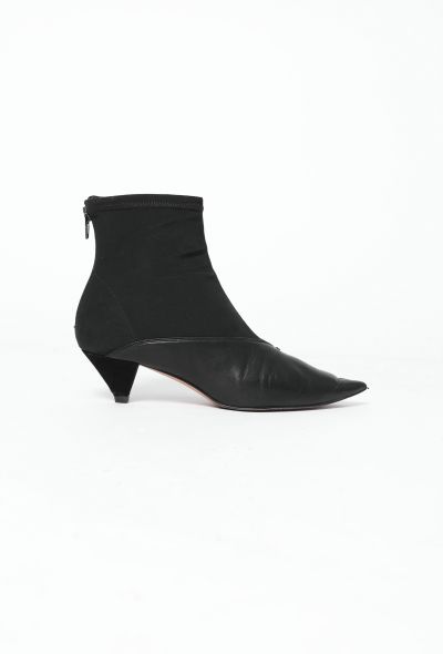 Céline 2018 Leather Slit Ankle Boots - 1