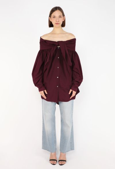 Romeo Gigli Knotted Cotton Tunic, 1992 - 2