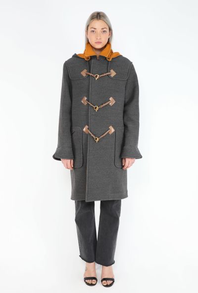 Hermès Vintage Hooded Duffle Coat - 1