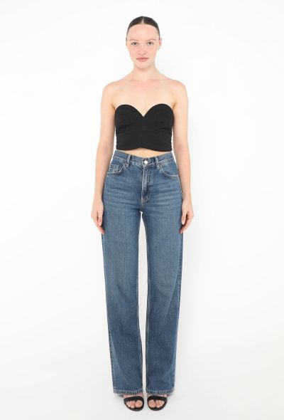 Gianni Versace Early '90s Silk Bustier Top - 2