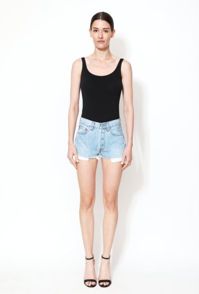 Levi's Distressed 501 Denim Mini Shorts - 2