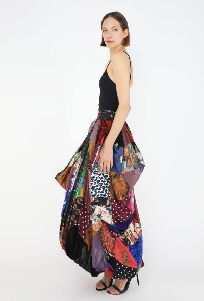 Dolce & Gabbana Patchwork Silk Skirt, S/S 1993 - 1