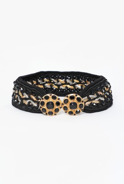 Passmenterie Belt attributed to YSL Couture, 1985 - 1