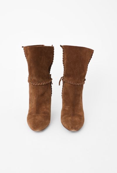 Saint Laurent 2016 Mica 105 Suede Ankle Boots - 2