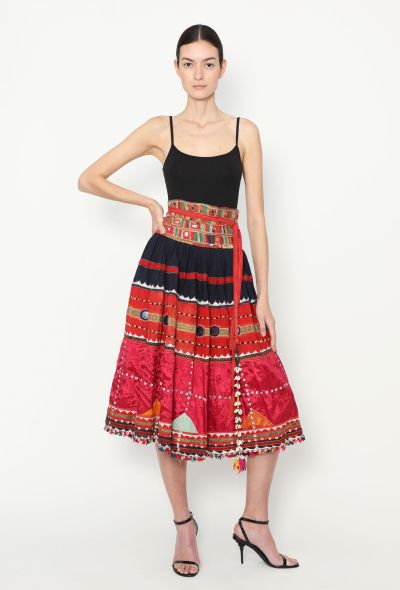World Treasures 1950s Authentic Banjaran Wrap Skirt - 1