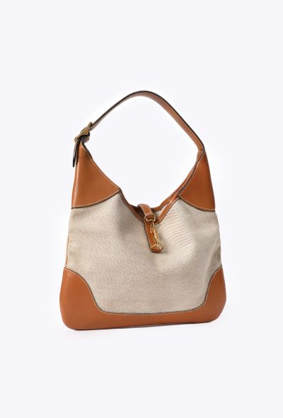 Hermès Vintage Box & Toile H Trim Bag - 2