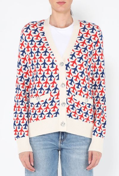 Chanel Knit Cashmere Airplane Cardigan, 2016 - 1