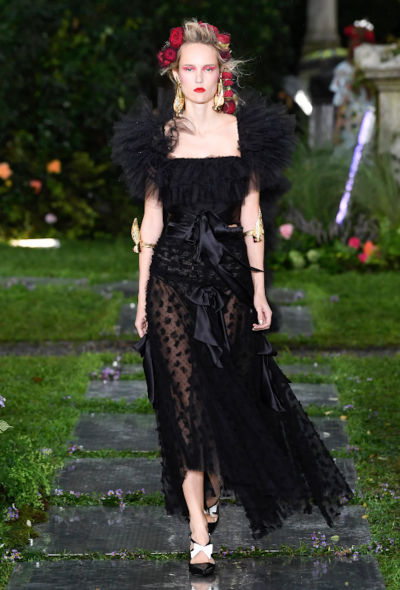Rodarte S/S 2019 Bow Appliqué Tulle Skirt - 2