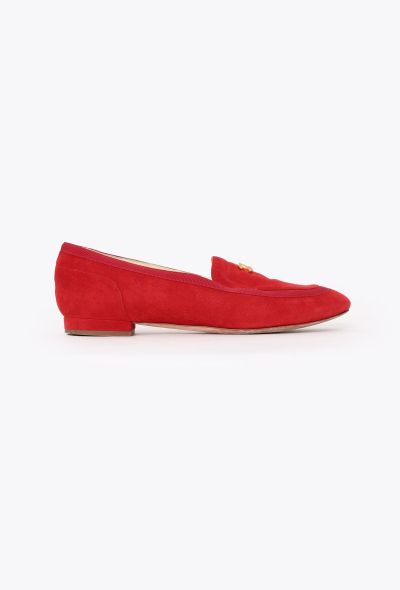 Chanel 2017 Suede 'CC' Mocassins - 1