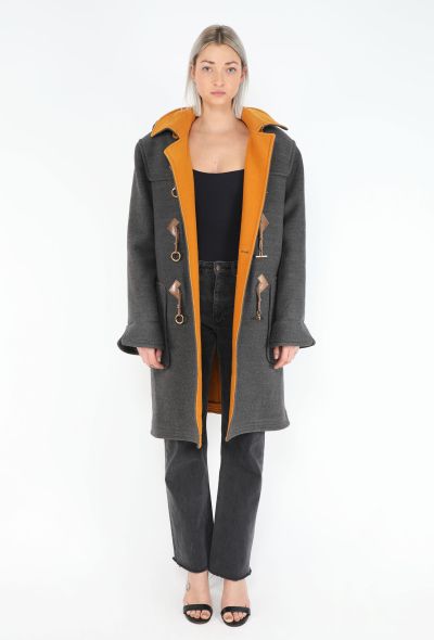 Hermès Vintage Hooded Duffle Coat - 2