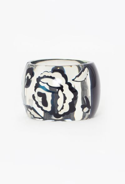 Chanel S/S 2004 Casted Camélia 'CC' Bracelet - 1