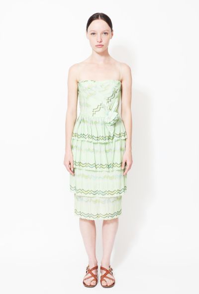 Missoni Tiered Zig Zag Knit Dress - 1