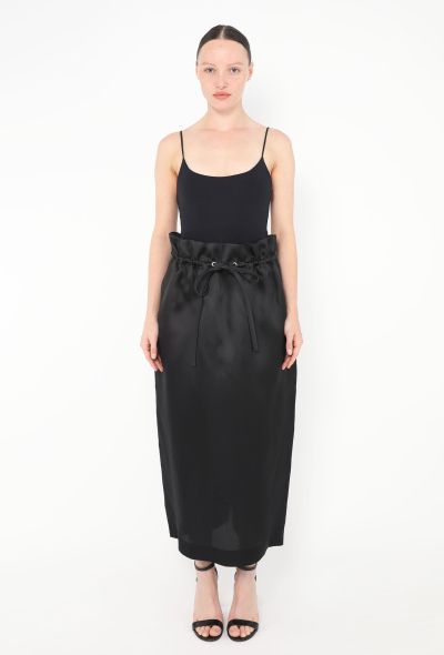 Khaite F/W 2024 Ember Silk Drawstring Skirt - 1
