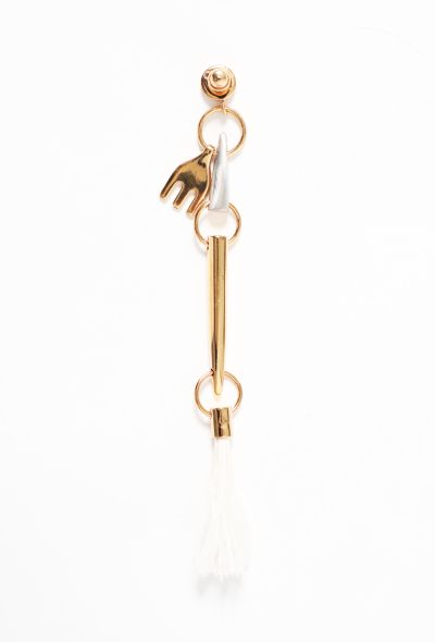 Chloé 2019 Feather Charm Earring - 2