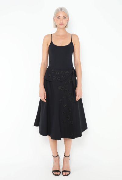 Dior F/W 2016 Embellished Floral Wrap Skirt - 1