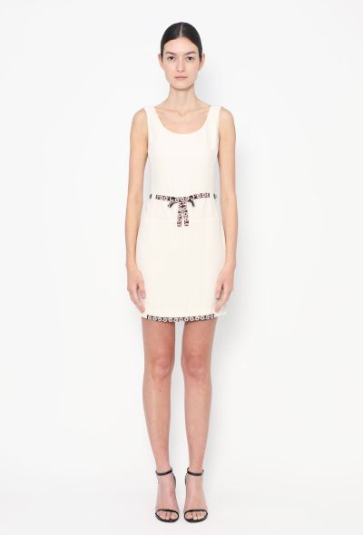 Prada Embellished Bow Crêpe Dress - 2