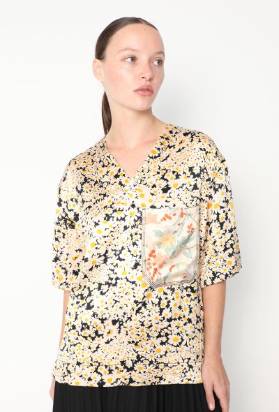 Céline S/S 2015 Floral Silk Blouse - 1