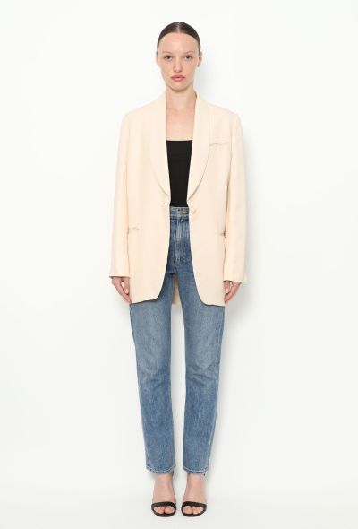 Louis Vuitton Tailored Silk Shawl Blazer - 2