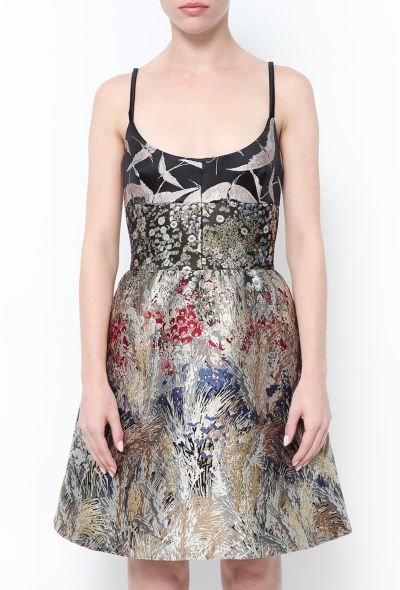 Valentino Resort 2016 Floral Brocade Dress - 1