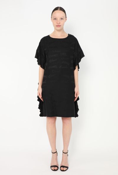 Chanel 2022 Logo Print Silk Tunic - 1