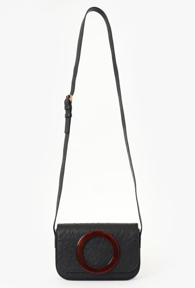 Saint Laurent 2017 Black Ostrich Eddie Shoulder bag - 1