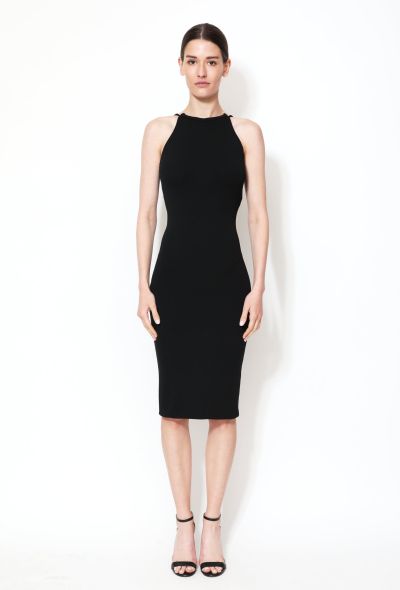Dolce & Gabbana Black Crêpe Halter Dress – Early 2000s - 1