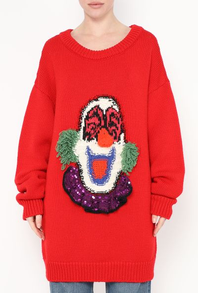 Céline S/S 2021 Oversized Intarsia Sweater - 1