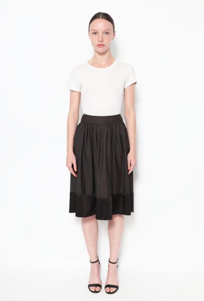 Chloé F/W 2005 Layered Pinstripe Skirt - 1
