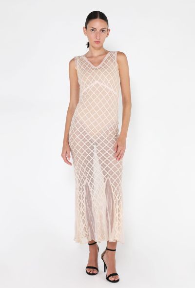 Lattice Slip Dress Ensemble, 1930s - 2