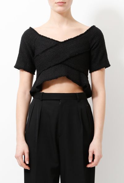 Proenza Schouler Tweed Crop Top - 2