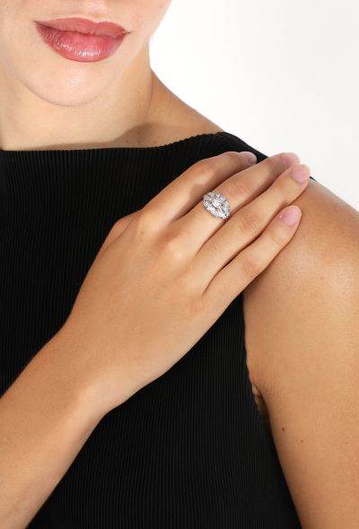 Vintage Fine Jewelry Art Déco 1930s Platinum Diamond Ring - 1
