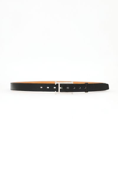 Hermès Chamois 'H' Leather Belt - 1
