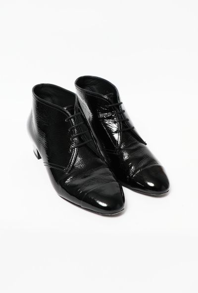 Chanel 2019 Patent Cap-Toe Derbies - 2