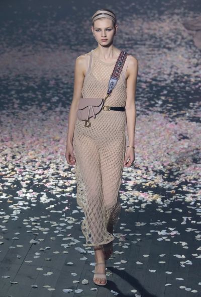 Dior S/S 2019 Burgundy Oblique Bag Strap - 2