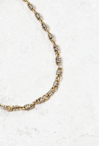 Vintage Fine Jewelry Vintage 1980s 18k Yellow Gold Necklace - 2