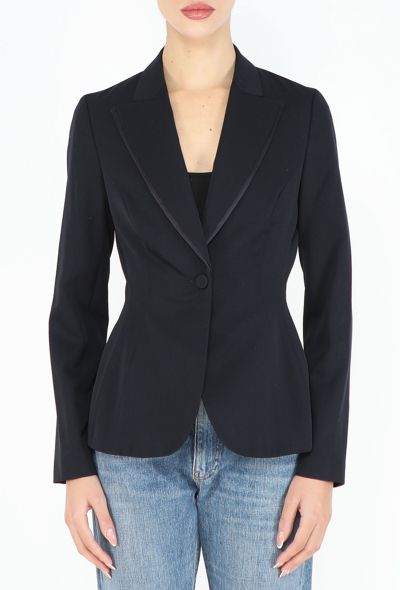 Dior 2014 Notched Smoking Bar Jacket - 1