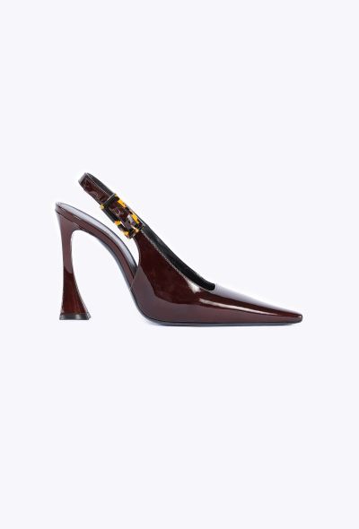 Saint Laurent Marron Glacé Dune Pumps, S/S 2024 - 1