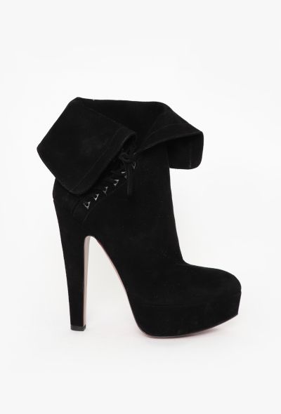 Alaïa F/W 2012 Suede Lace-Up Boots - 1