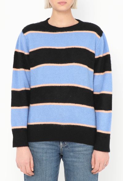 The Elder Statesman Cashmere Sweater Tricolor - 1