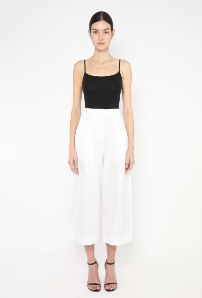 Céline Pleated Cotton Culottes - 1