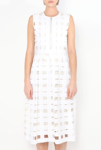 Céline 2015 Cage Overlay Cotton Dress - 2